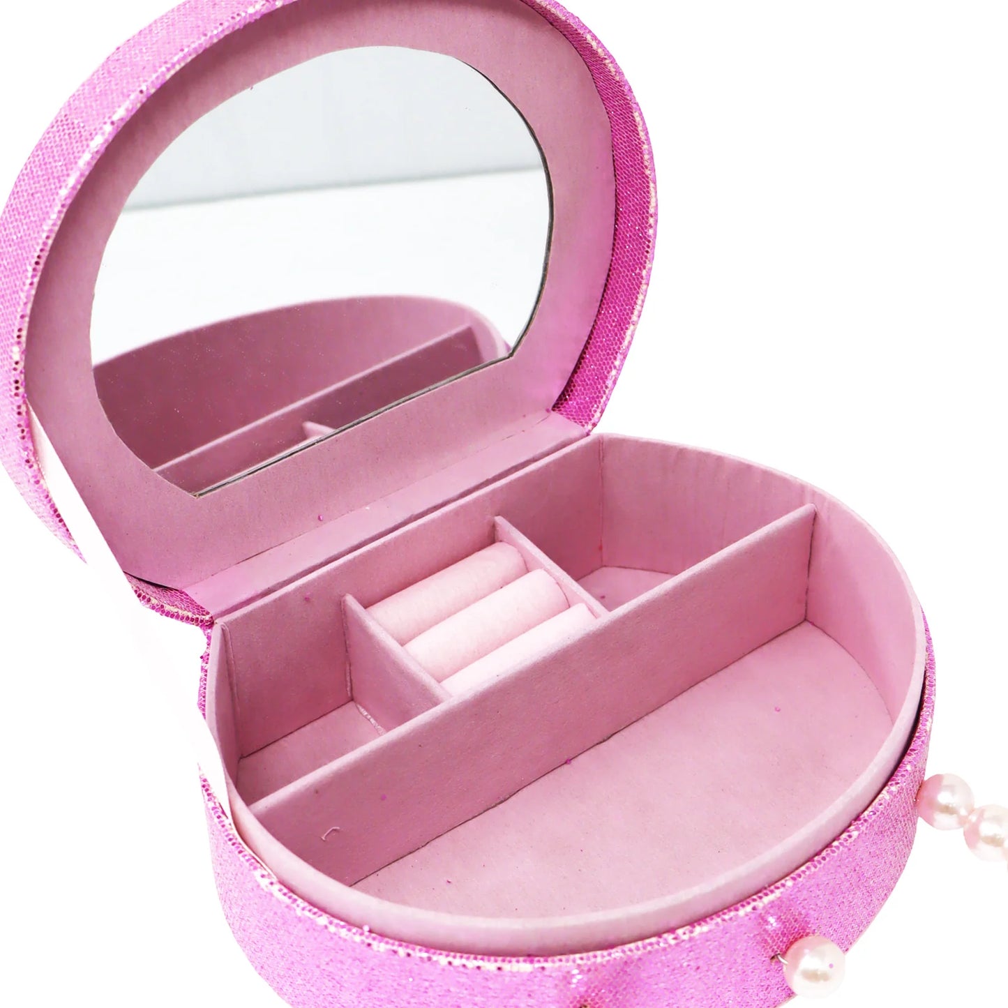 Pink Poppy Ballerina Sparkle Jewellery Box Bag