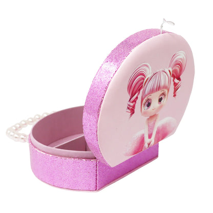 Pink Poppy Ballerina Sparkle Jewellery Box Bag