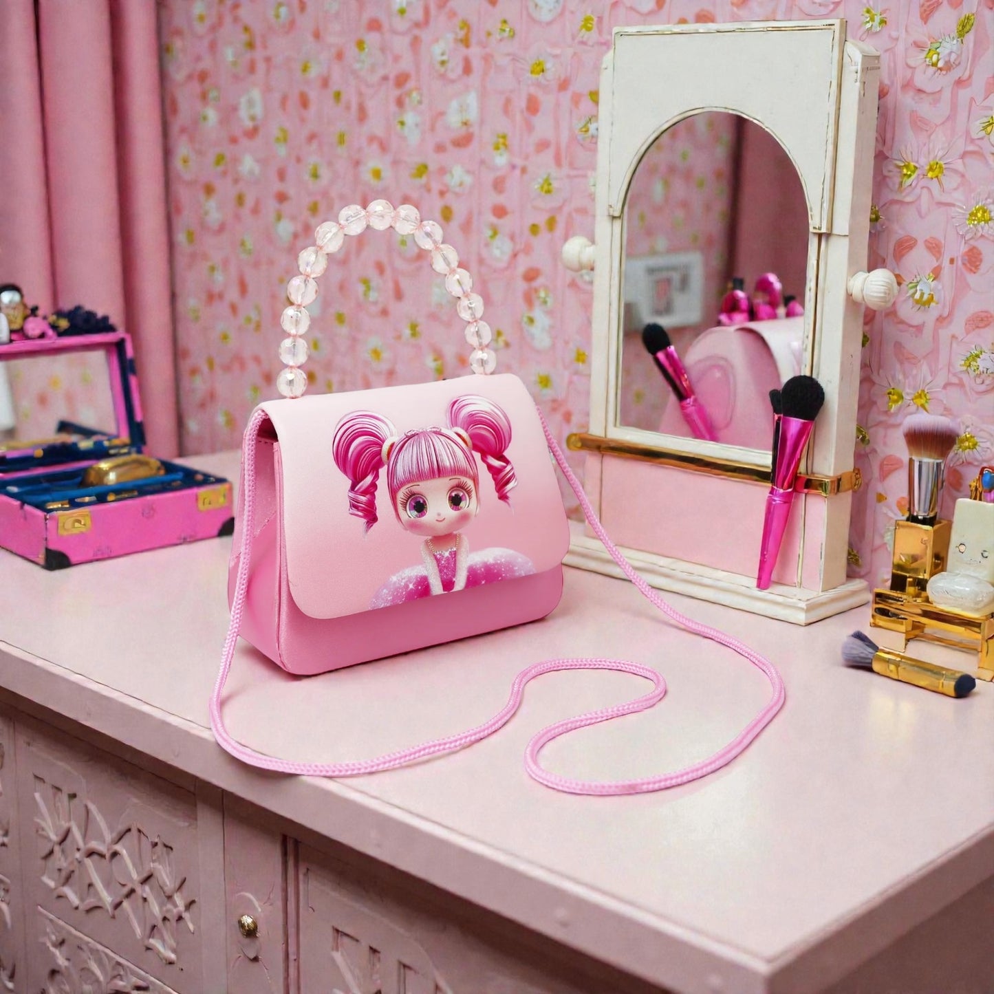 Pink Poppy Ballerina Sparkle Handbag