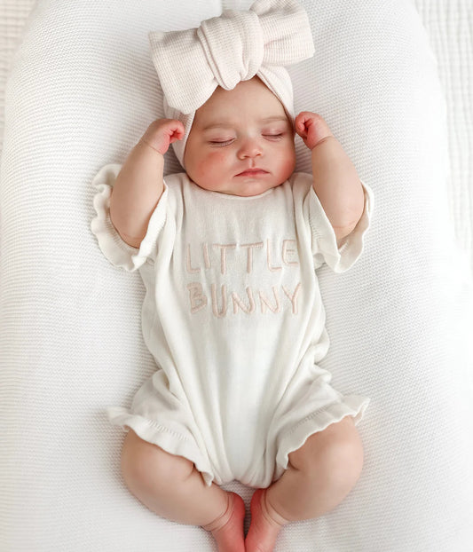 Blossom & Pear Little Bunny Playsuit Petal