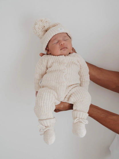 Ziggy Lou Classic Knit Romper Honey