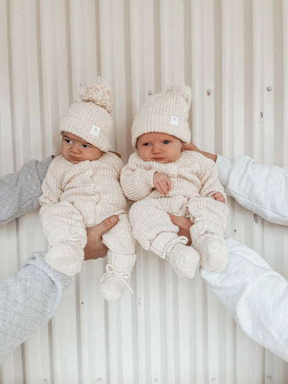 Ziggy Lou Classic Knit Romper Honey