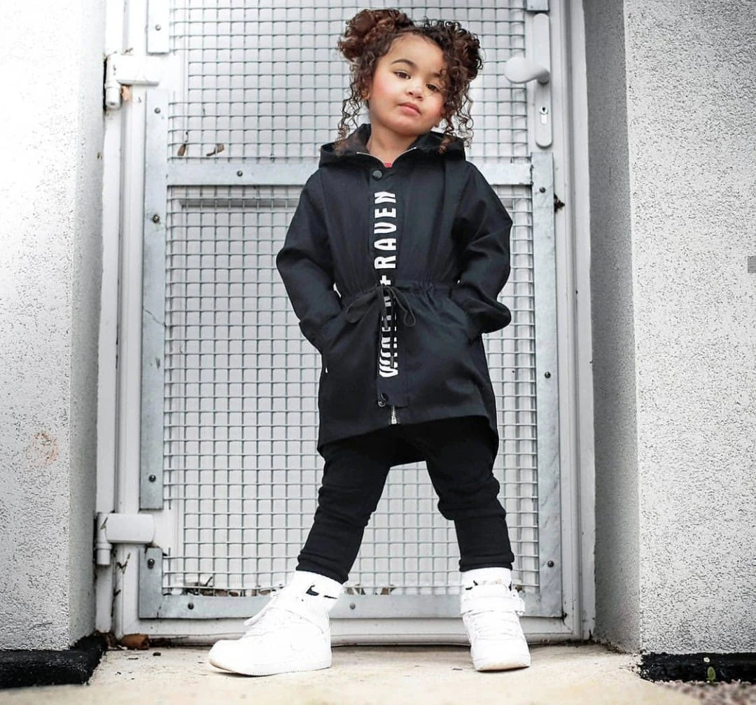 Winter + Raven Anorak Black