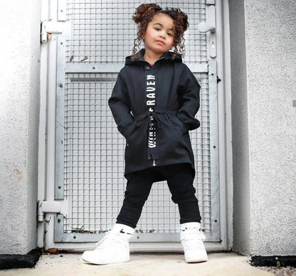 Winter + Raven Anorak Black