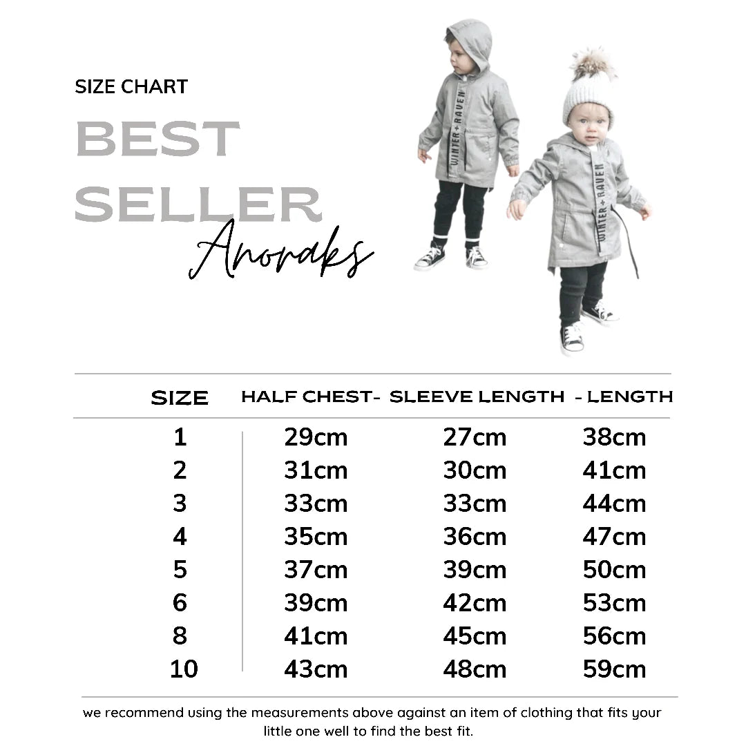 Winter + Raven Anorak Black