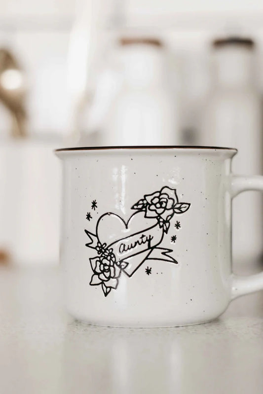 Bencer & Hazelnut Aunty Heart Mug