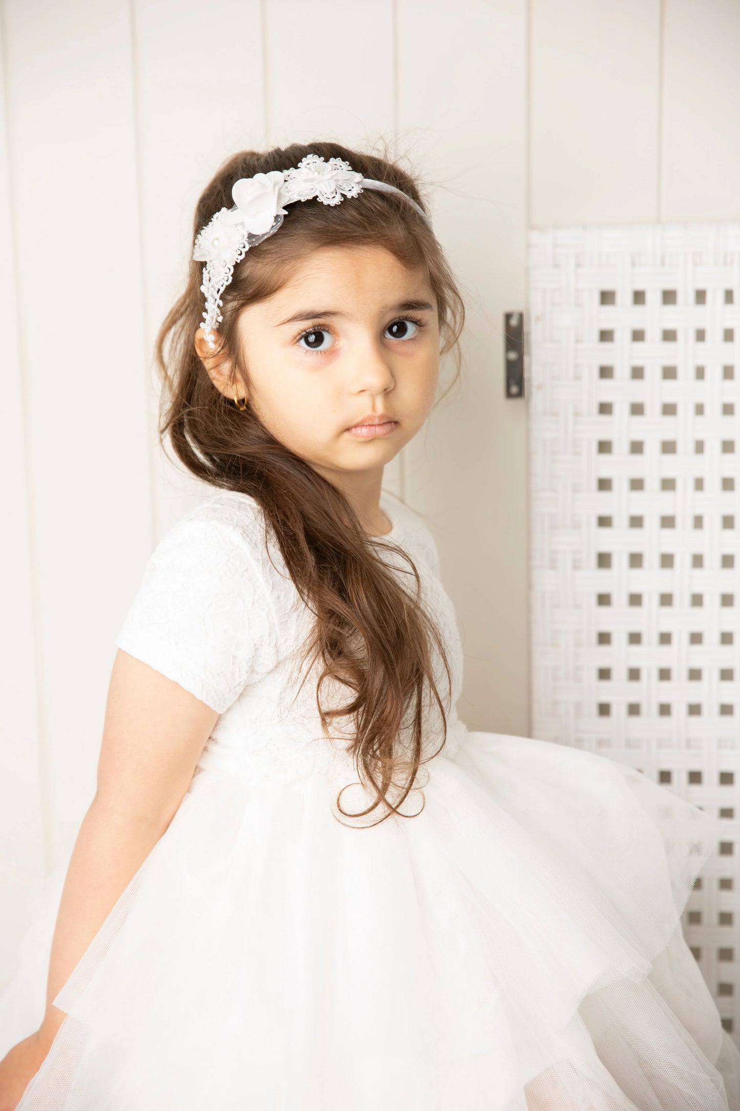 Cracked Soda Zaria Lace Tutu Dress Cream