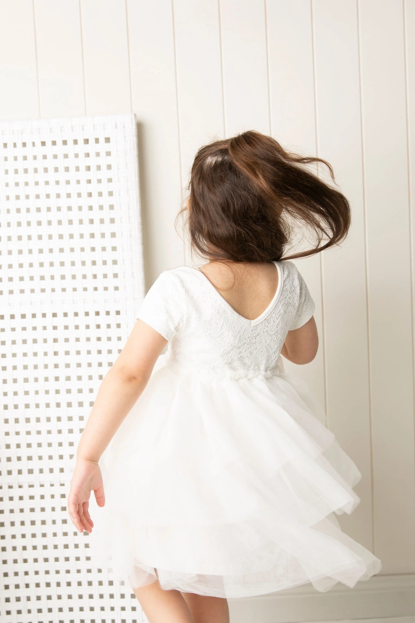 Cracked Soda Zaria Lace Tutu Dress Cream