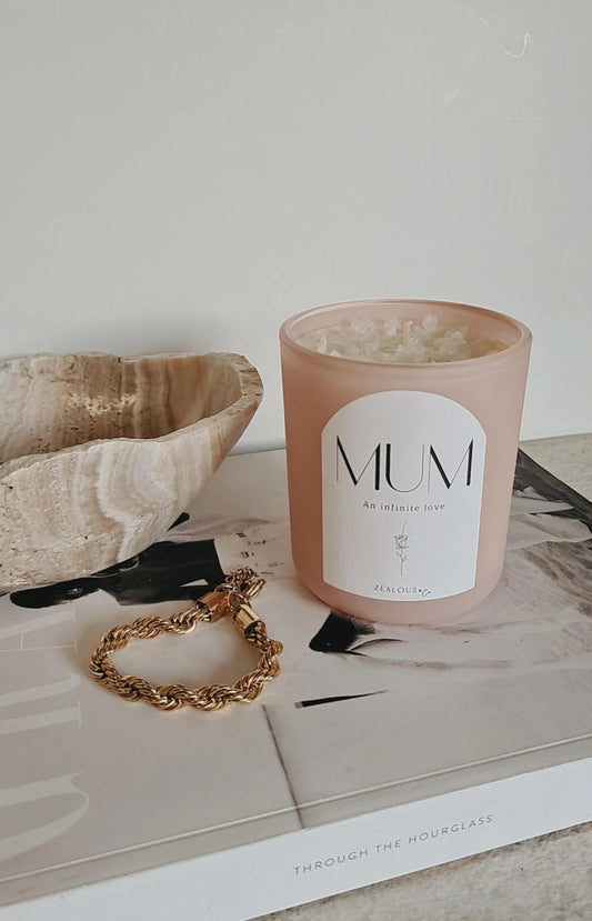Zealous & Co Celebrate Mum Candle 300g