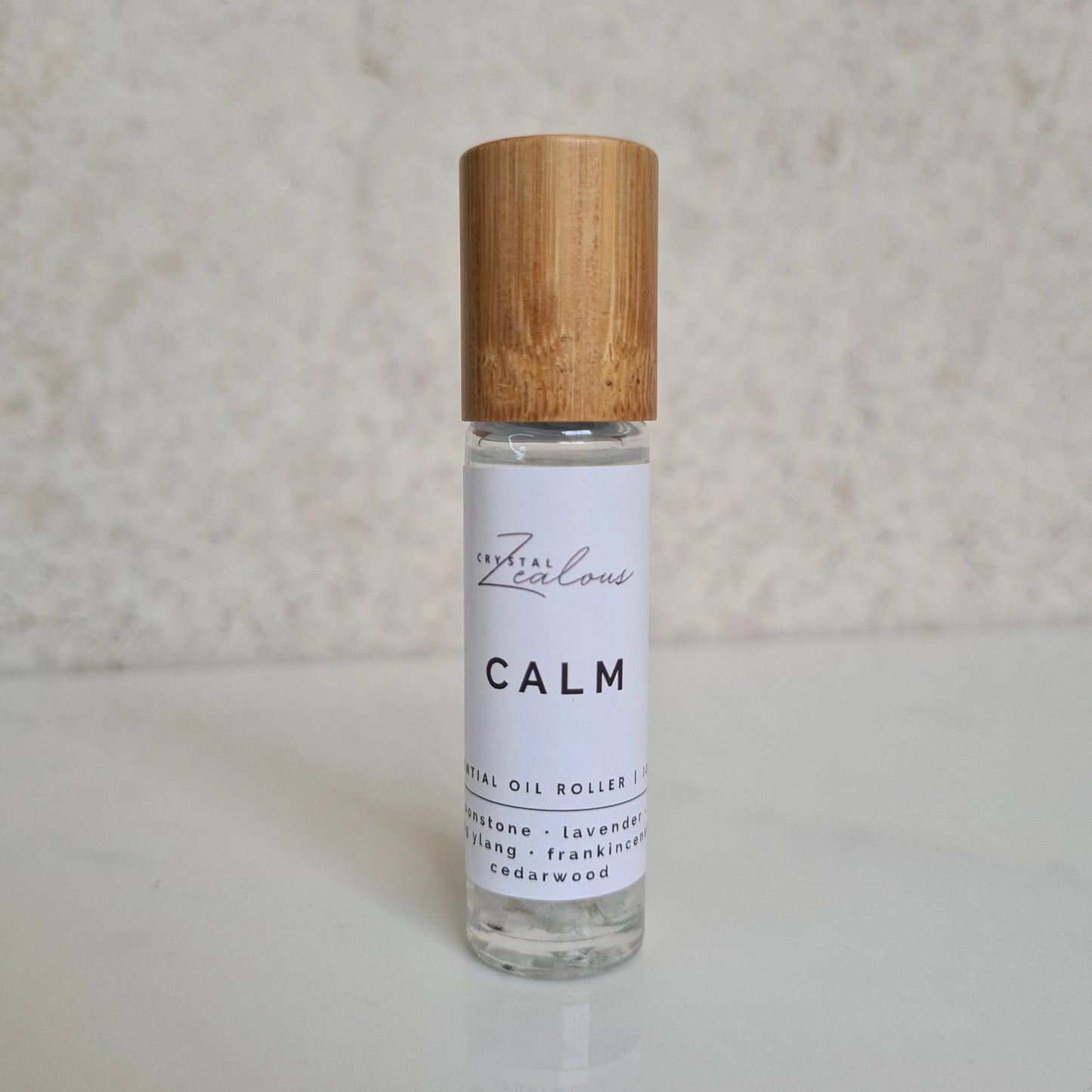 Zealous & Co Calm Essential Oil Crystal Roller Adult