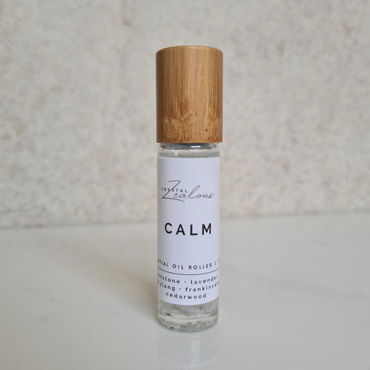 Zealous & Co Calm Essential Oil Crystal Roller Adult