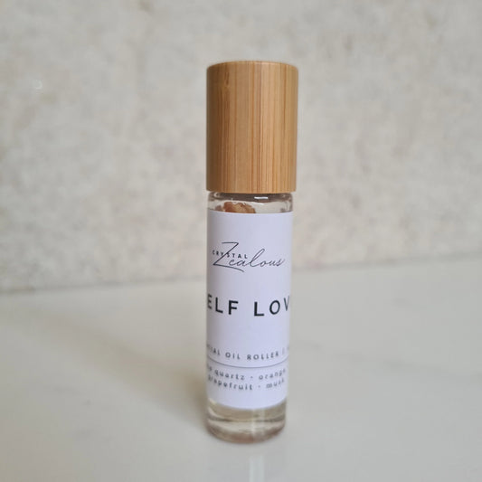 Zealous & Co Self Love Essential Oil Crystal Roller Adult