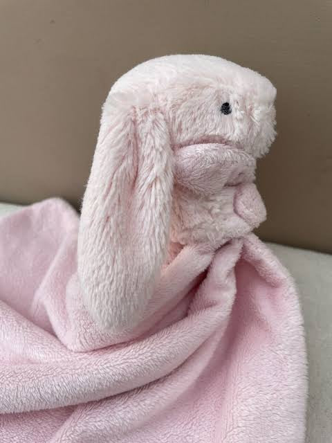 Jellycat Bashful Pink Bunny Comforter