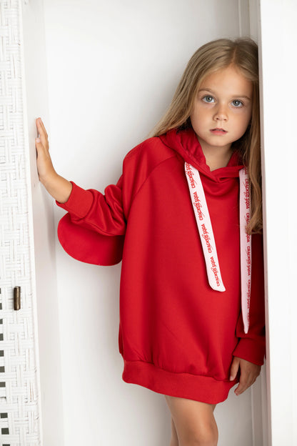 Cracked Soda Scarlett Frill Hooded Dress