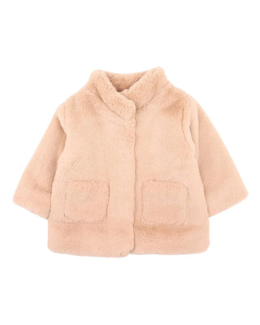 Bébé by Minihaha Lyla Faux Fur Coat Latte