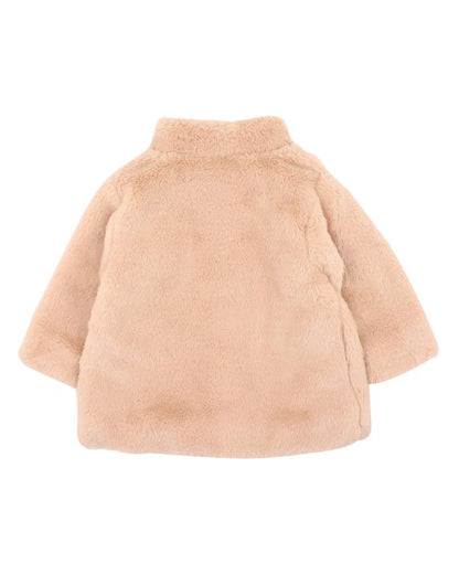 Bébé by Minihaha Lyla Faux Fur Coat Latte