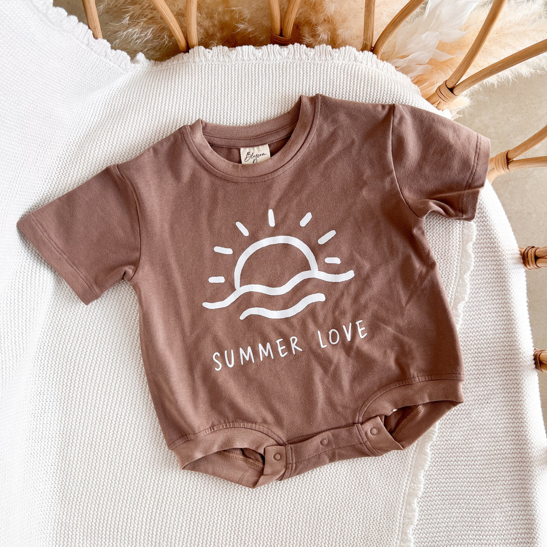 Blossom & Pear Chocolate 'Summer Love' Slouch Romper