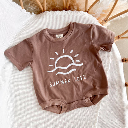 Blossom & Pear Chocolate 'Summer Love' Slouch Romper