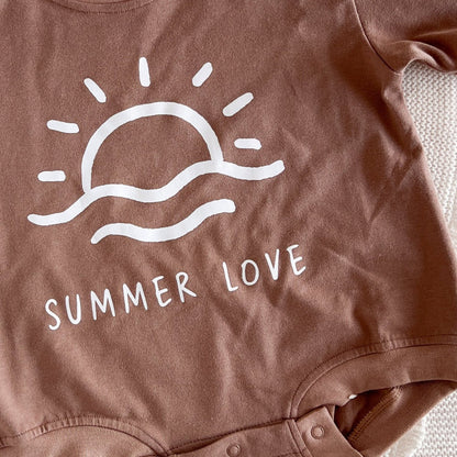 Blossom & Pear Chocolate 'Summer Love' Slouch Romper