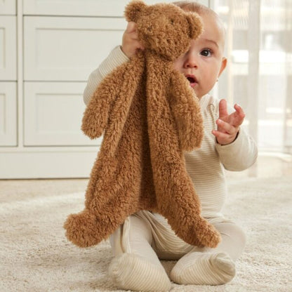 Jiggle & Giggle Cuddly Bear Comforter Cocoa
