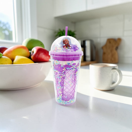 Pink Poppy Disney Frozen Drinking Cup Purple Dome
