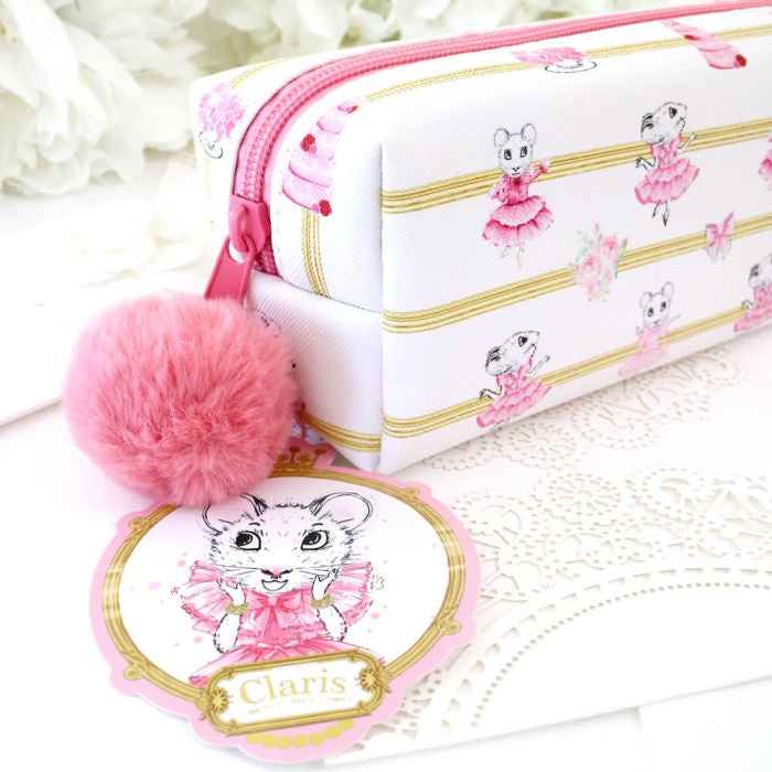 Claris Pencil Case with Pom Pom