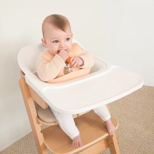 Living Textiles Silicone Bib Fox Blush