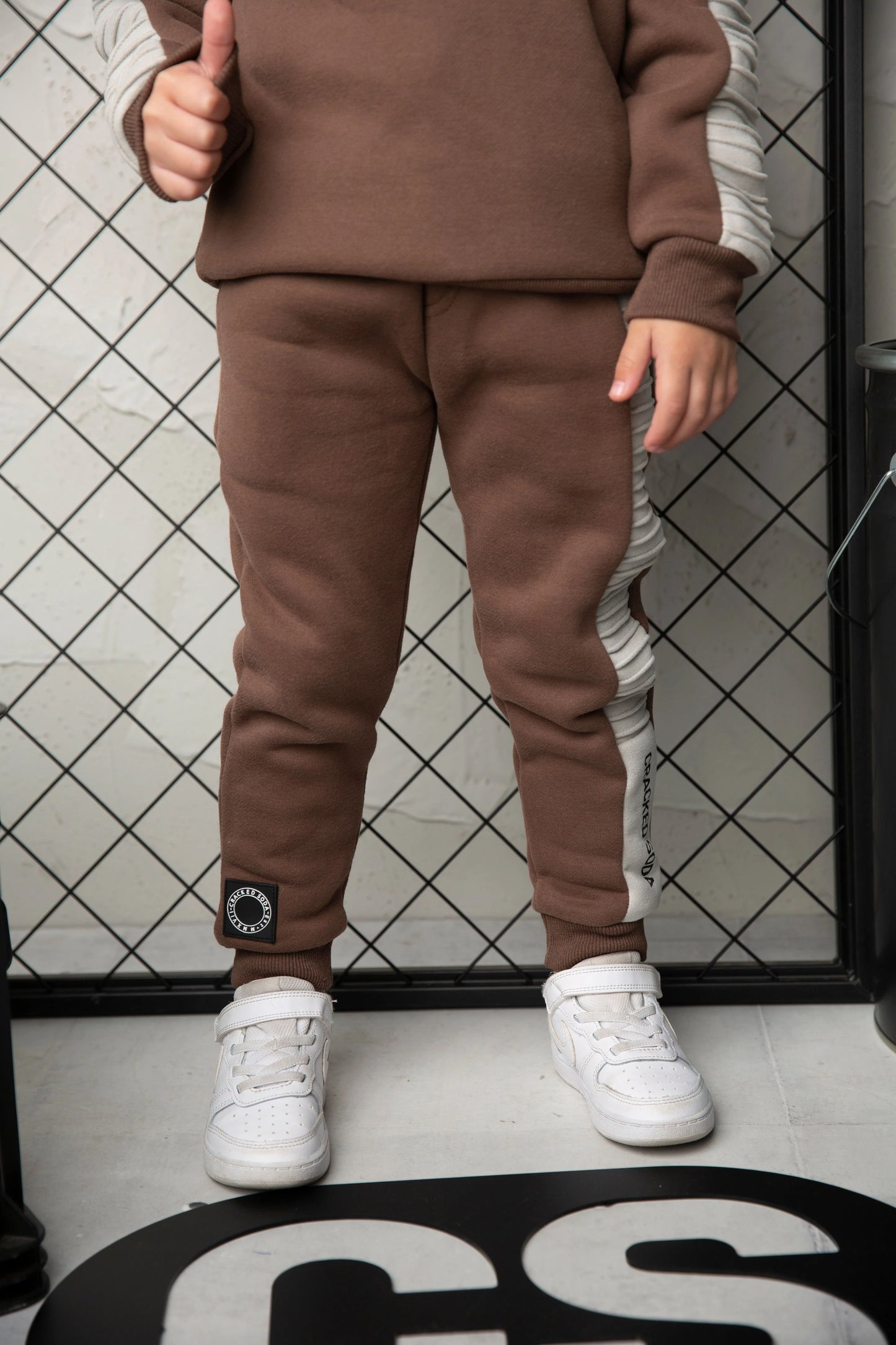 Cracked Soda Charlie Detailed Trackpants Coco