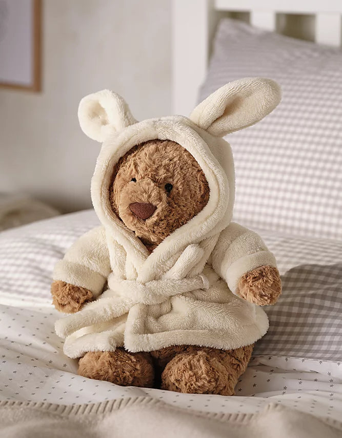 Jellycat Bartholomew Bear with Robe Medium