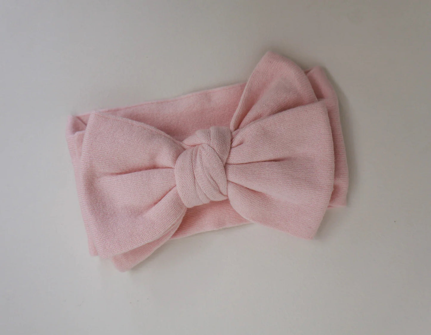 Petite + Co Fine Knit Headband Baby Pink