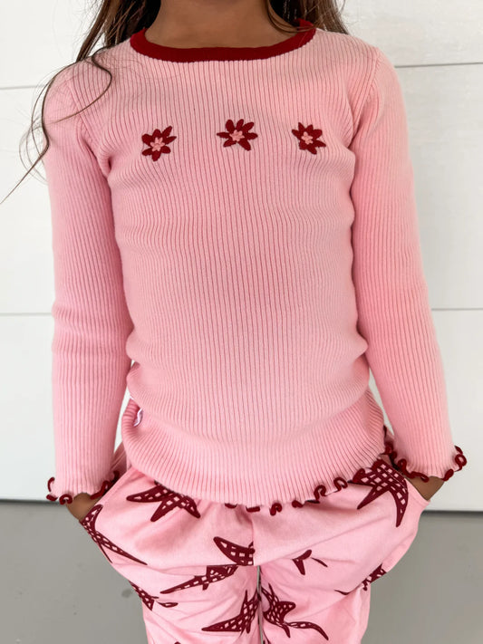 Ziggy Lou Ribbed Top Lola
