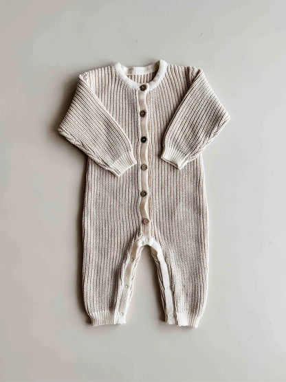 Freckles The Label Chunky Full Romper Oat