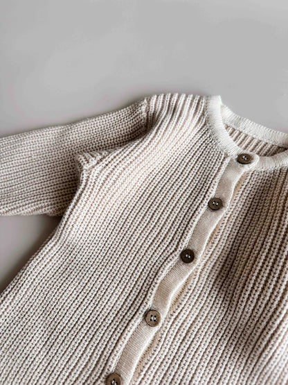 Freckles The Label Chunky Full Romper Oat