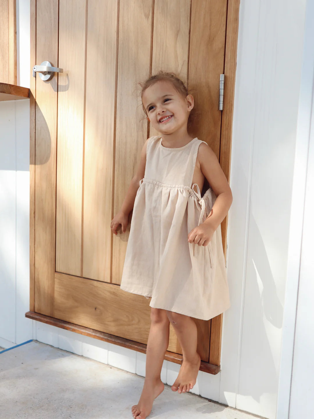 Ziggy Lou Sofia Dress Oatmeal