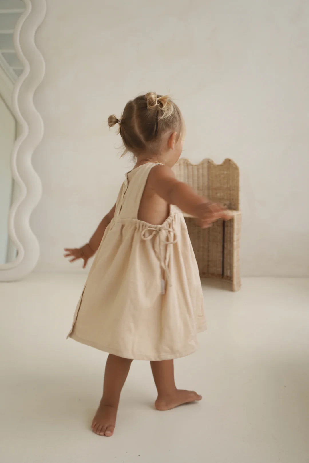 Ziggy Lou Sofia Dress Oatmeal