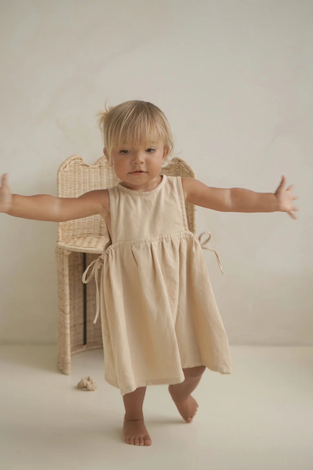 Ziggy Lou Sofia Dress Oatmeal