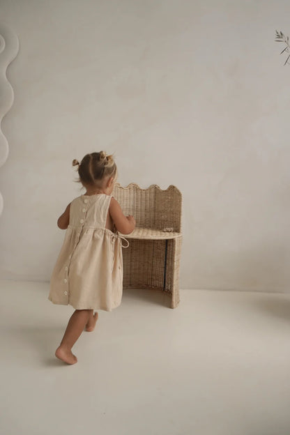 Ziggy Lou Sofia Dress Oatmeal