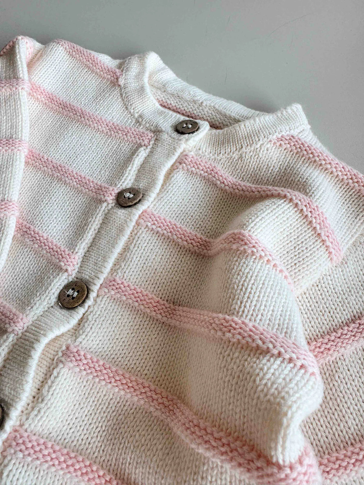 Freckles The Label Raised Stripe Full Romper Sweetpea