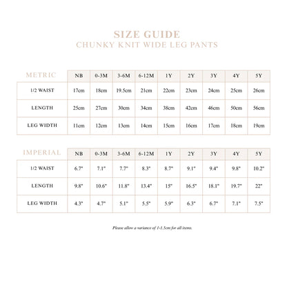 Blossom & Pear Crop Knit Pants Milk