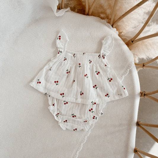 Blossom & Pear Cherry Romper