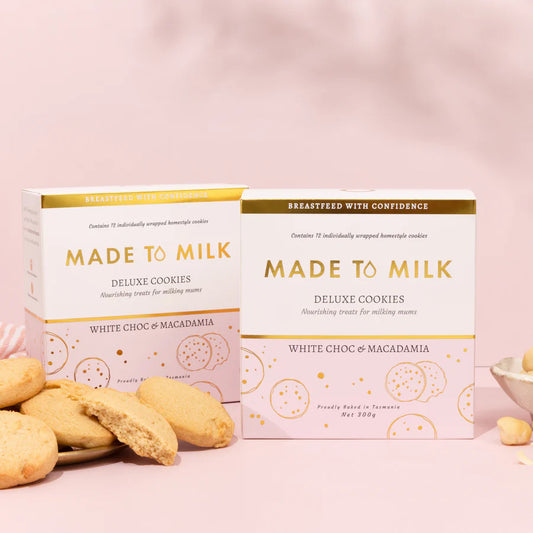 Made To Milk White Choc & Macadamia Lactation Cookie