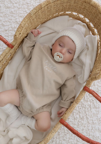 Blossom & Pear Fawn 'Little Love' Long Sleeve Bubble Romper