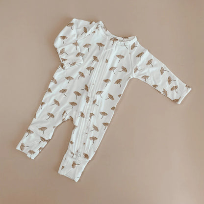 Blossom & Pear Long Sleeved Zip Growsuit Daisy