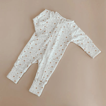 Blossom & Pear Long Sleeved Zip Growsuit Blossom