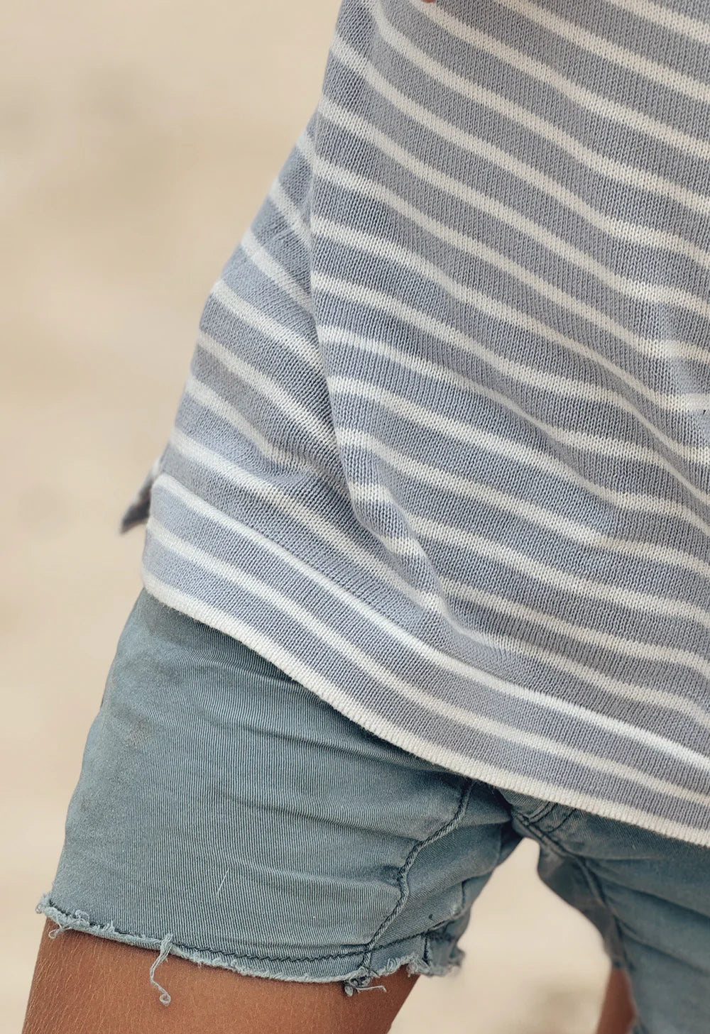 Five O’ Six Blue Striped Tee