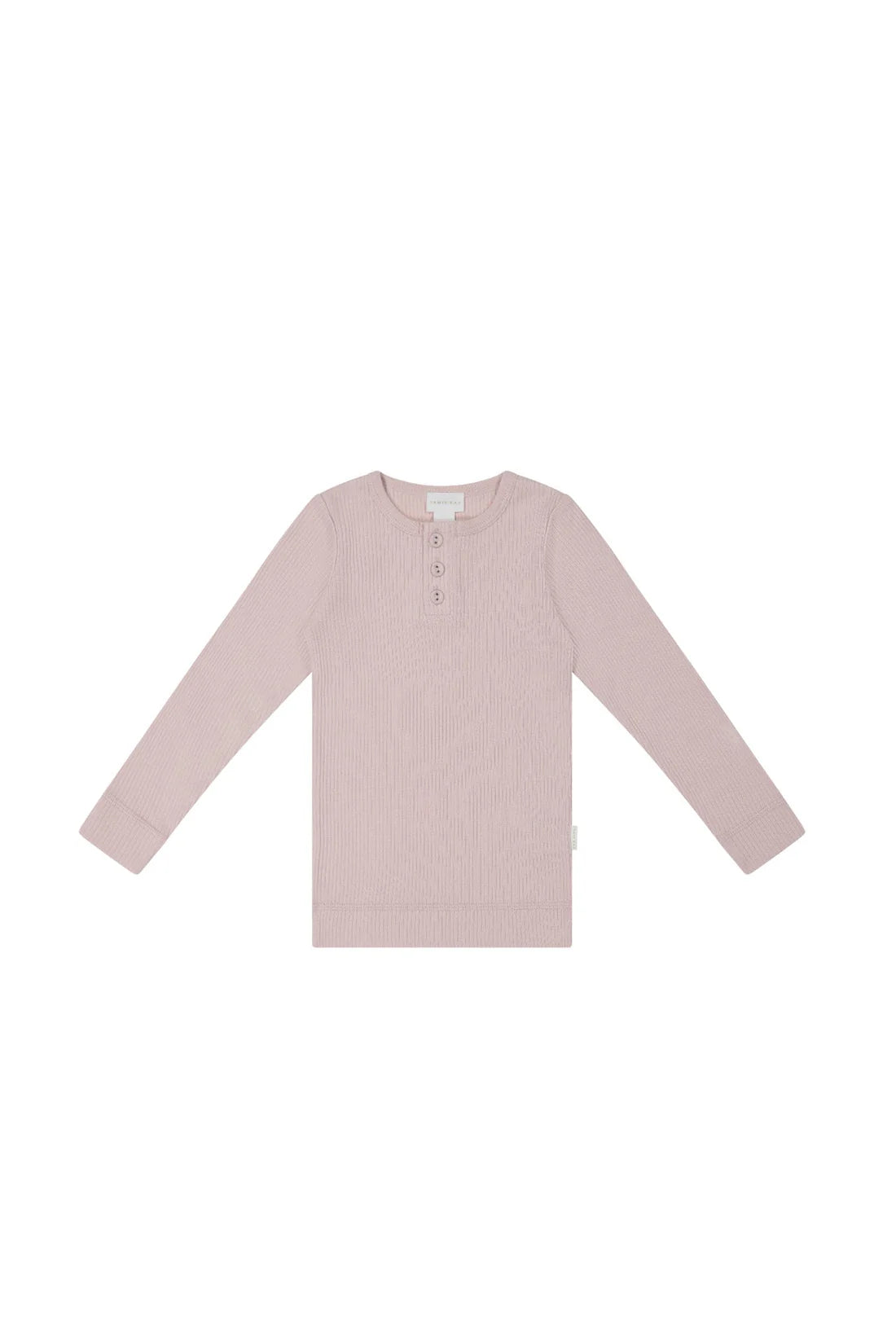 Jamie Kay Long Sleeve Henley Tee Old Rose