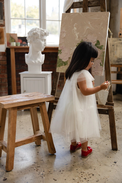 Jamie Kay Rhea Tulle Dress Parchment