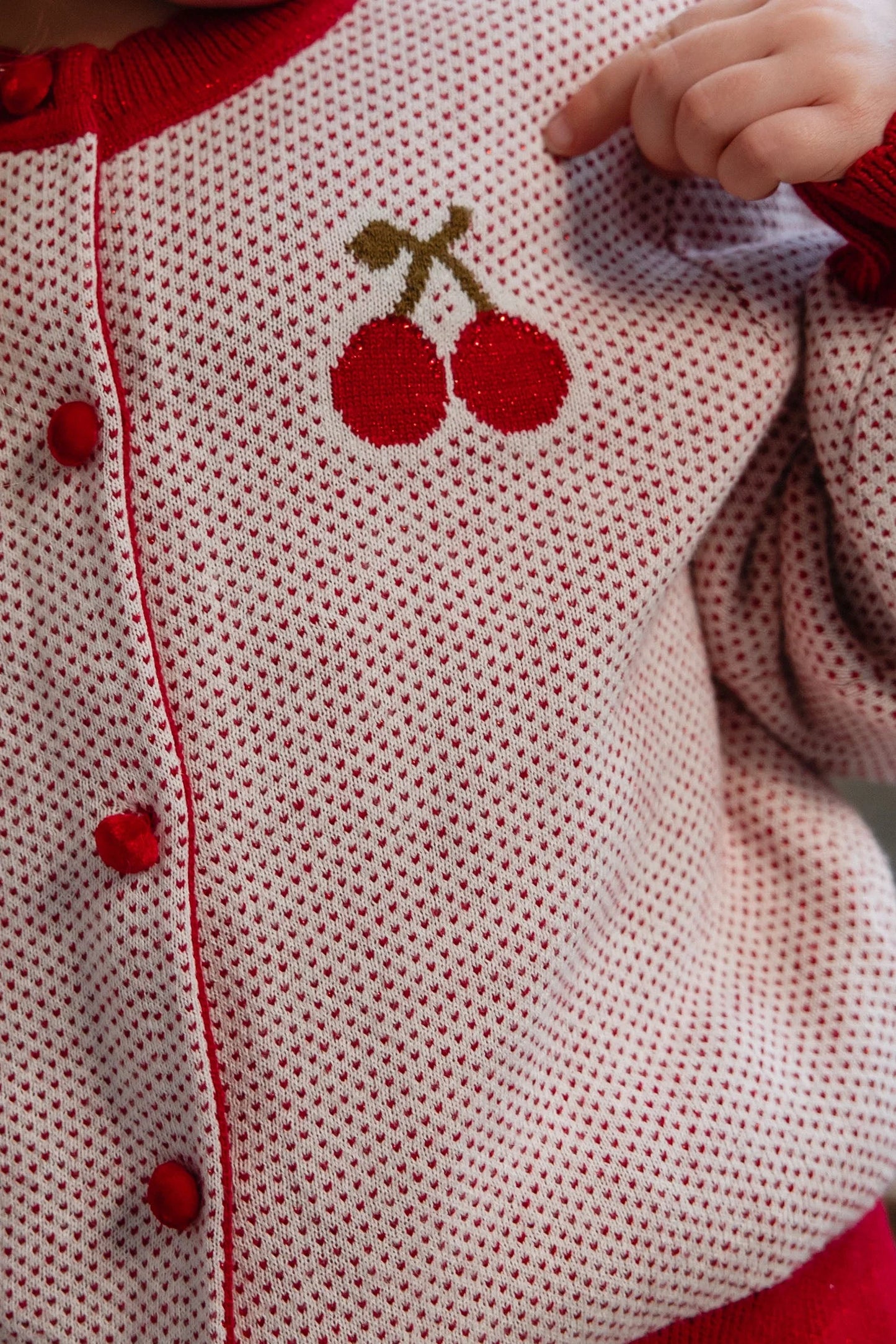 Jamie Kay Liana Cardigan Cherry
