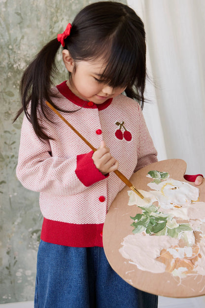 Jamie Kay Liana Cardigan Cherry