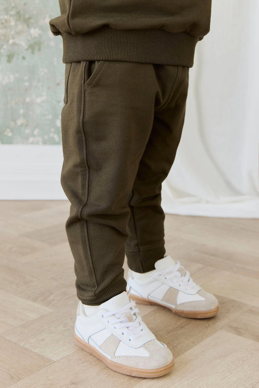 Jamie Kay Jalen Track Pants Deep Olive